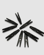 Presilha Plástica 8cm Prendedor para Cabides Organizar Closet Resistente Guarda-Roupa ou Araras