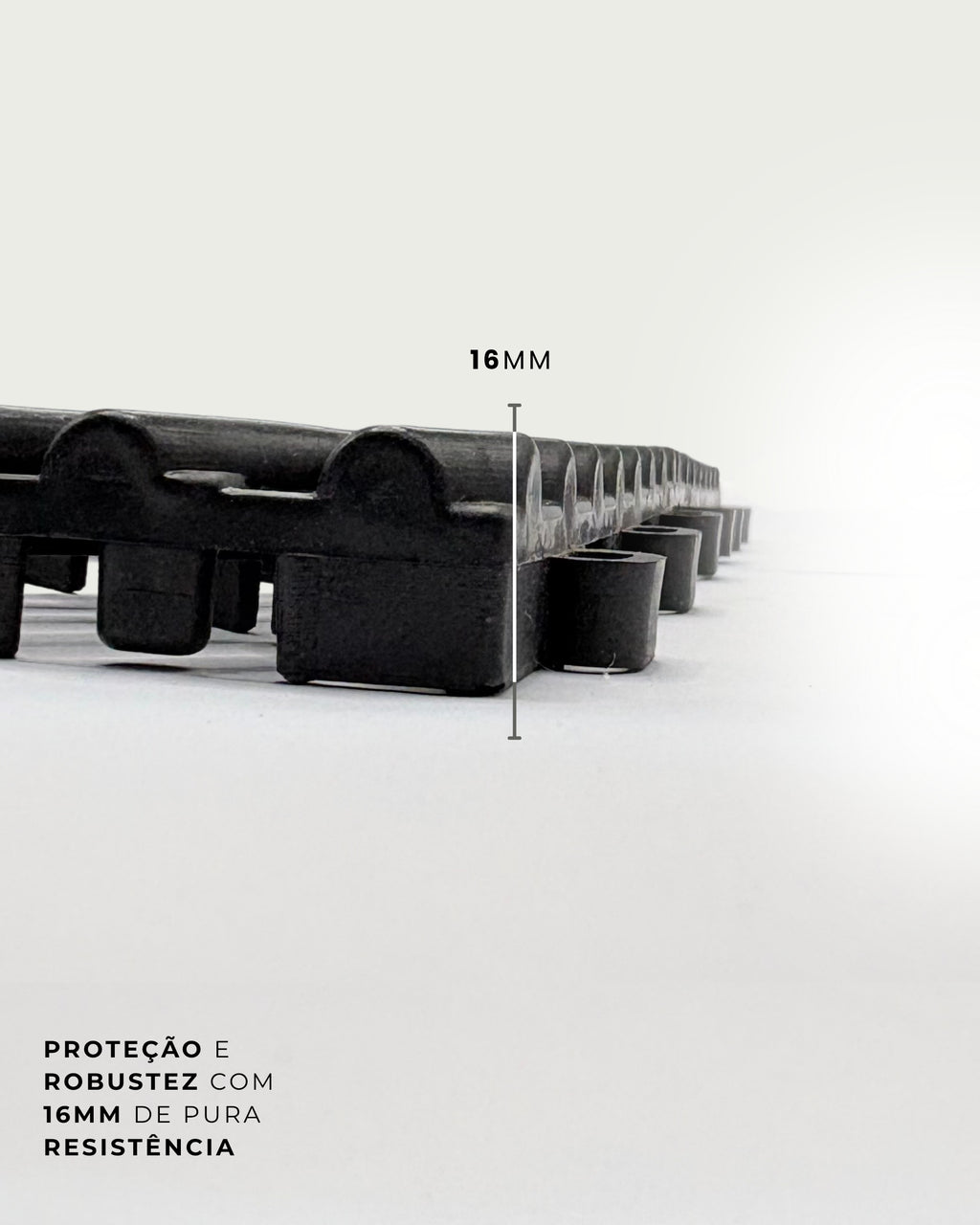 Kit Pisos Modulares Plástico Fácil Instalação Antiderrapante Automotivo - 30x30cm