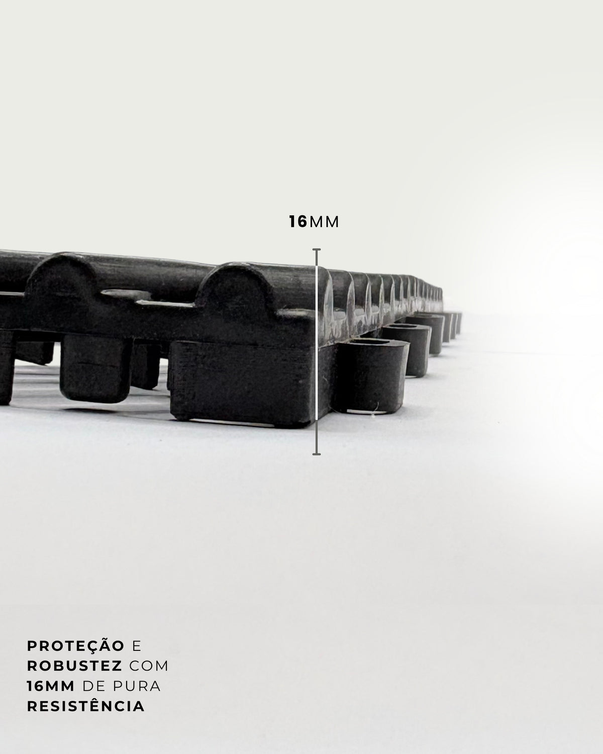Kit Pisos Modulares Plástico Fácil Instalação Antiderrapante Automotivo - 30x30cm