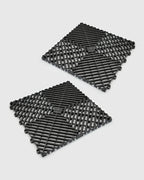 Kit Pisos Modulares Plástico Fácil Instalação Antiderrapante Automotivo - 30x30cm