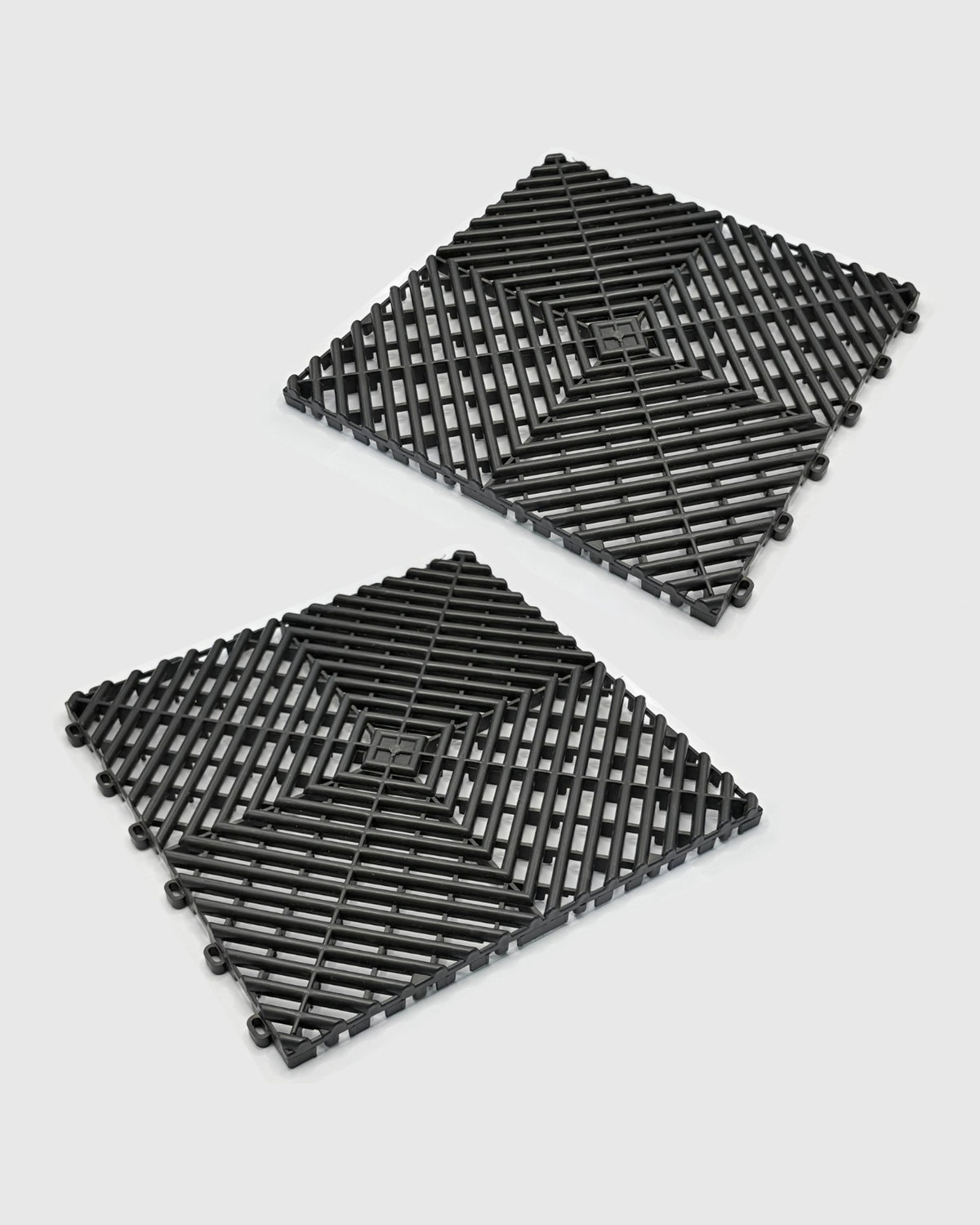 Kit Pisos Modulares Plástico Fácil Instalação Antiderrapante Automotivo - 30x30cm