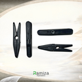 Kit Presilha/Prendedor Preto para Cabides