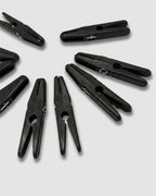 Presilha Plástica 8cm Prendedor para Cabides Organizar Closet Resistente Guarda-Roupa ou Araras