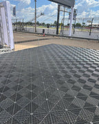Kit Pisos Modulares Plástico Fácil Instalação Antiderrapante Automotivo - 30x30cm
