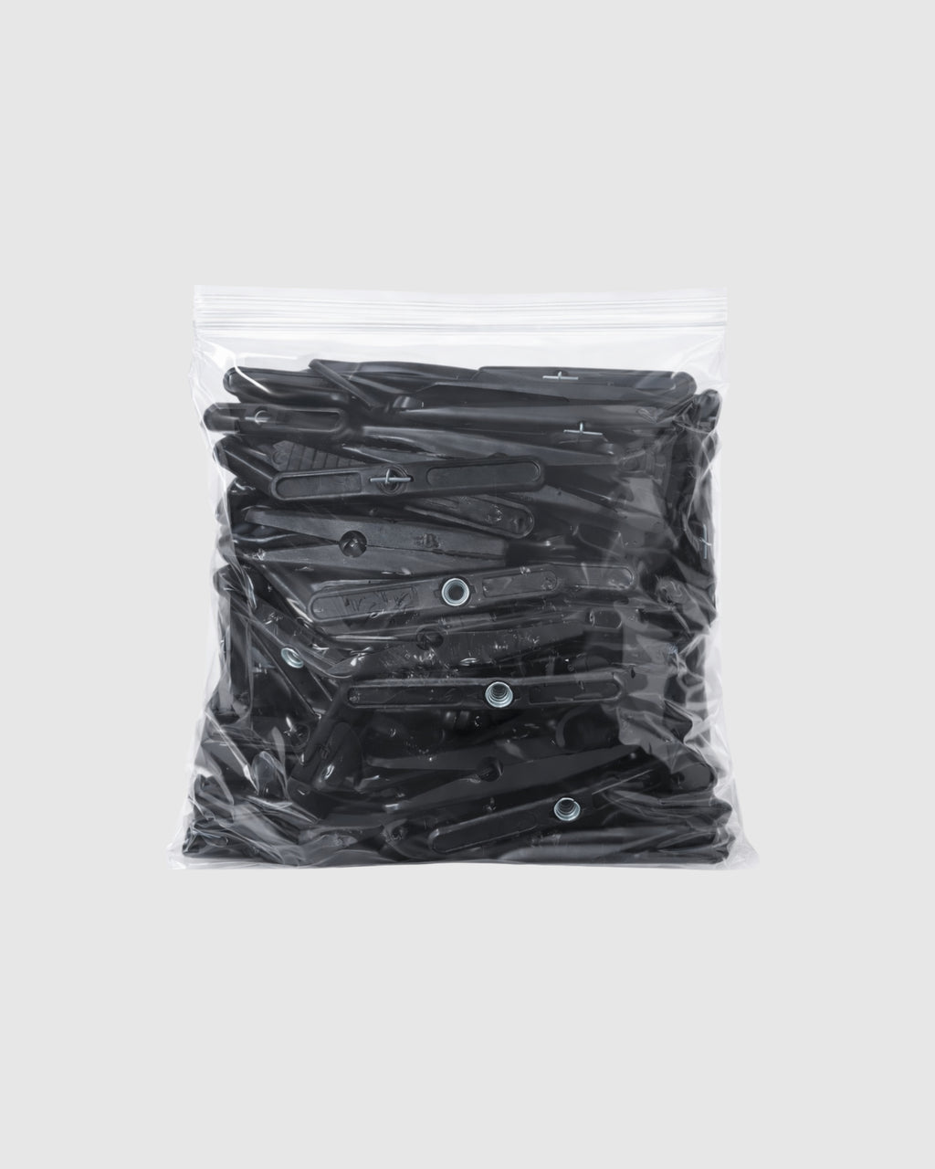 Presilha Plástica 8cm Prendedor para Cabides Organizar Closet Resistente Guarda-Roupa ou Araras